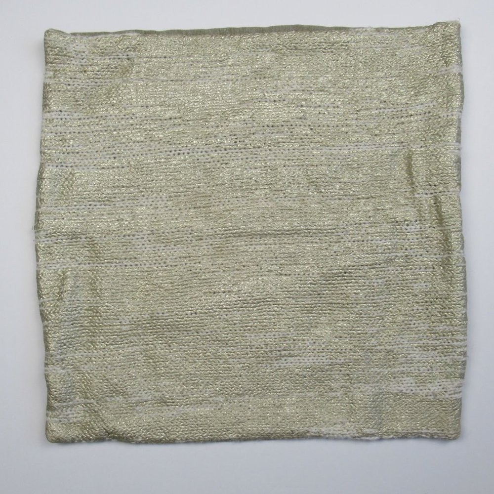 Metallic Knit Throw Pillow Cover 20"x20"